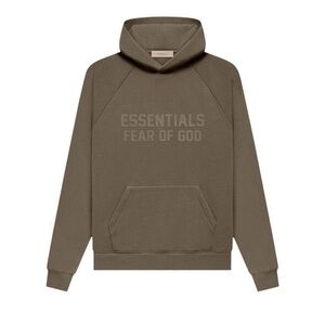 Fear of God Essentials Unisex Wood Relaxed Sweatshirt Hoodie Size XL